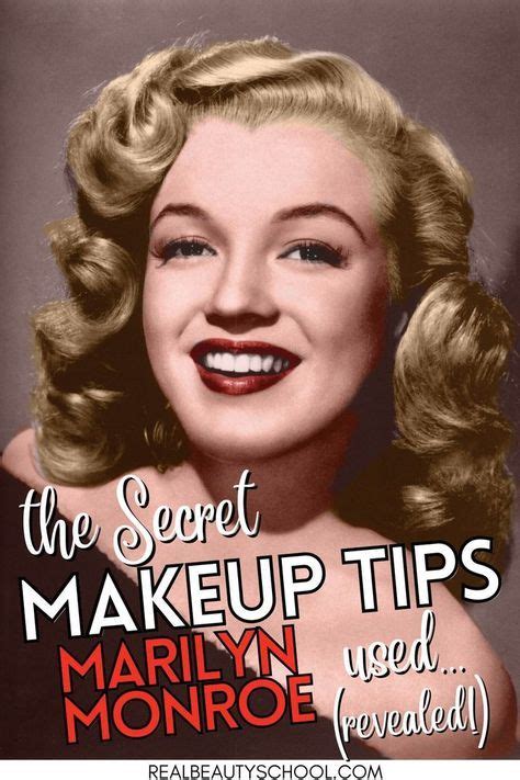 The Iconic Marilyn Monroe Makeup Look: A Tutorial and .